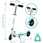 Самокат QKIDS FLO (колір - blue / black): Максимальне допустиме навантаження, кг 50