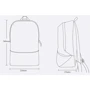 Сумка для ноутбуков Xiaomi 14" Z Bag Ultra Light Portable Mini Backpack Red (6971941370566): Тип сумки рюкзак