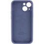Чехол для iPhone Mobile Case Silicone Case Full Camera Protective Lavender Gray for iPhone 15: Цвет фиолетовый