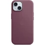 Чохол для iPhone Apple iPhone 15 FineWoven Case with MagSafe - Mulberry (MT3E3ZM/A)
