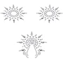 Пэстис Petits Joujoux Gloria set of 3 - Silver