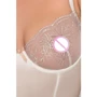 Эротический корсет Passion Exclusive LOTUS CORSET cream S/M