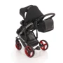 Универсальная коляска 2 в 1 Junama Diamond S-line 01, черный с красным (JD-SL-01): Тип коляски Универсальная коляска (2-в-1)