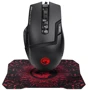 Мышь Marvo M355 7 colors-LED Black + коврик G1
