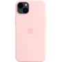 Чехол для iPhone Apple iPhone 14 Plus Silicone Case with MagSafe - Chalk Pink (MPT73ZE/A): Материалы Силикон