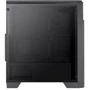 Корпус Aerocool Ore Saturn FRGB-G-BK-v1 Black Mid Tower FRGB: Матеріал передній панелі пластик і метал