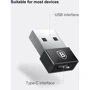 Адаптер Baseus Adapter USB to USB-C Exquisite Black (CATJQ-A01): Цвет черный