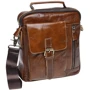 Мужская сумка планшет Borsa Leather коричневая (K15027-brown): Материал Натуральная кожа