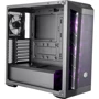Корпус CoolerMaster MasterBox MB511 ARGB (MCB-B511D-KGNN-RGA): Матеріал передній панелі пластик і сталь