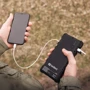 Внешний аккумулятор Sandberg Power Bank Outdoor 24000mAh QC 3.0 Solar Panel Black (420-38): Встроенный кабель нет