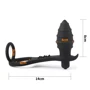 Анальная пробка с эрекционным кольцом и вибрацией LoveToy Ass Rasca Prostate Plug Combo Vibrating Black