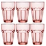 Стакан Bormioli Rocco Rock Bar Peach Набор 6х370 мл (418980B03321990/6)