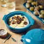 Форма для запікання сиру Emile Henry Cheese Baker 19.5х17.5см синя (608417): Форма круглая