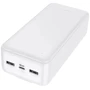 Внешний аккумулятор Hoco Power Bank 30000mAh J118B with Cable White: Количество USB 3