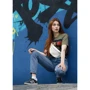 Жіноча поясна сумка Sambag Tirso MQO біла (80129008): Фактура Матовая, Зернистая