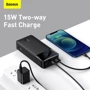 Зовнішній акумулятор Baseus Power Bank 30000mAh Bipow Display 15W Black (PPDML-K01/PPBD050201) фото 9