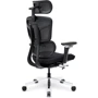 Кресло Mealux S4 Air Black (арт. HF-S4 M/B): Оснащение Подлокотники, Подголовник, С колесиками, С ножками