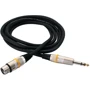 Кабель балансный ROCKCABLE RCL30383 D6F BA - Microphone Cable - XLR (f) / TRS Jack (3m)