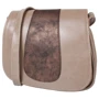 Женская сумка почтальонка Laskara бежевая (LK-DD217-tauhe-bronze)