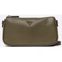 Женская сумка кросс боди GUESS ALEXIE DOUBLE POUCH CROSSBODY оливковая (HWVG8416700-OLV): Фактура Матовая, Зернистая