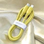 Кабель Baseus Cable USB-C to Lightning Colorful 18W 1.2m Yellow (CATLDC-0Y) фото 4