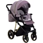 Коляска 2 в 1 Adamex Mimi Polar (Gold) Y811 сиреневый - сиреневый кожа (выдавленная точка) (623381): Пол ребенка девочка