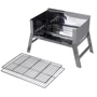 Гриль вугільний Bo-Camp Compact Delux Silver (8108360): Матеріал Нержавеющая сталь