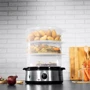Пароварка Cecotec Steamer Vapovita 3000 Inox: Количество чаш 3