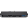 Адаптер Baseus Adapter USB-C+3.5mm to HDMI+USB3.0+USB-C+3.5mm Black (CAHUB-FT01) фото 4