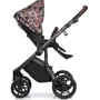 Універсальна коляска 2 в 1 Roan Bloom 9023-RB-25, Vintage flowers, чорний: Тип коляски Универсальная коляска (2-в-1)