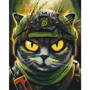 Картина по номерам Brushme Котик разведчик ©Марианна Пащук 40х50 см (BS53311)