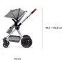 Универсальная коляска 2 в 1 Kinderkraft Veo Black/Gray (KKWVEOBLGR2000): Тип коляски универсальная коляска (2-в-1)