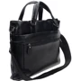 Мужская конференц-сумка Borsa Leather черная (10t098-black)