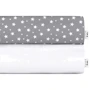 Набор простыней Cosas White/Starfall grey 120x60 см (4822052056851)