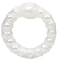 Кільце на пеніс Pearl Beaded Prolong Ring, білий
