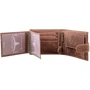 Мужское портмоне DNK Leather коричневое (DNK-02L-BAW-TAN): Материал Натуральная кожа