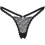 Трусики Obsessive Chemeris thong Вlack, XS/S