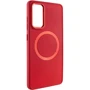 Чехол для телефонов TPU Case Bonbon Metal Style with MagSafe Red for Samsung S901 Galaxy S22