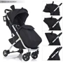 Прогулочная коляска Bambi Yoga II M 3910-2 Черная: Возможность установки люльки нет