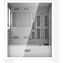 Корпус DarkFlash DRX70 Glass White: Матеріал передній панелі пластик и закаленное стекло
