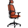 Офисное кресло Mealux Leo Air Orange (Y-543 KBY): Материал корпуса Металл, Пластик