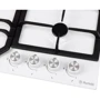 Варочная поверхность Perfelli HGM 61424 WH: Количество конфорок 4