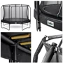 Батут Salta Premium Black Edition круглий 427 см (556SA) фото 7