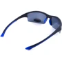 Спортивные очки Очки поляризационные BluWater Daytona-1 Polarized (gray) серые в черно-синей оправе (4ДЕЙТ1-Г20П): Тип Открытые