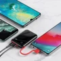 Зовнішній акумулятор Baseus Power Bank 10000mAh Mini S Digital Display 3A з USB-C Cable Black (PPXF-A01): Сила струму на виході, A 3