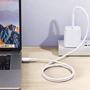 Кабель Usams Cable USB-C to USB-C PD 100W 1.2m White (US-SJ459): Длина 1.2 м