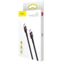 Кабель Baseus Cable USB-C to USB-C Cafule PD 2.0 60W 2m Red/Black (CATKLF-H91) фото 5