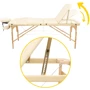 Массажный стол 4FIZJO Massage Table+ Wood W60 Beige (TABLE+W60BEIGE)
