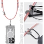 Ремешок для смартфона ArmorStandart Silicone Rope Titanium Pink with Grey holder (ARM76275) фото 4