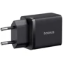 Зарядное устройство Baseus Wall Charger USB-C+USB Cube Fast Charger 20W Cluster Black (P10111403113-00): Количество USB-портов 2